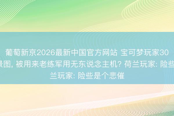 葡萄新京2026最新中国官方网站 宝可梦玩家300亿张街景图， 被用来老练军用无东说念主机? 荷兰玩家: 险些是个悲催